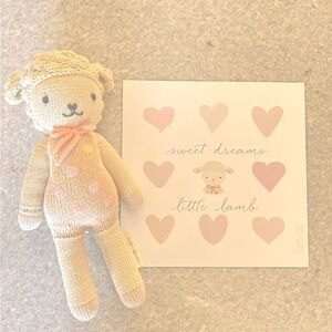 Cuddle and Kind Lucy the Lamb doll and print